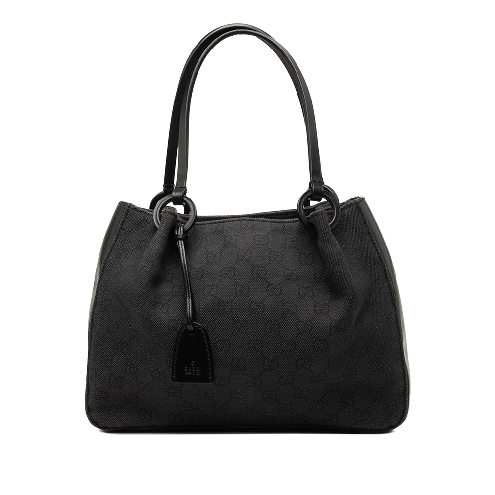 Pre-Loved Gucci GG Denim Shoulder Bag